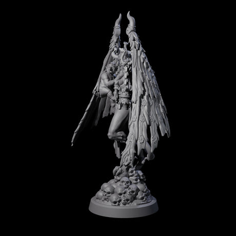 Blasphemous Demon Priestess Miniature for Dungeons and Dragons, Pathfinder or other TTRPGs