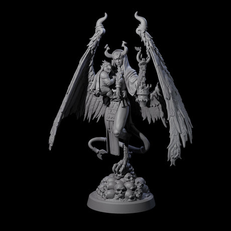 Blasphemous Demon Priestess Miniature for Dungeons and Dragons, Pathfinder or other TTRPGs