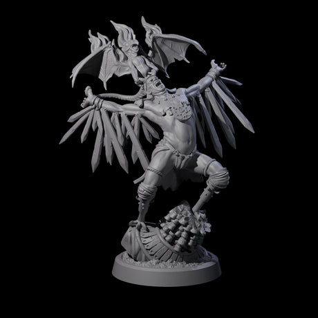 Blasphemous Human Cultist B Miniature for Dungeons and Dragons, Pathfinder or other TTRPGs
