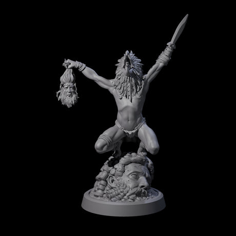 Blasphemous Human Cultist C Miniature for Dungeons and Dragons, Pathfinder or other TTRPGs