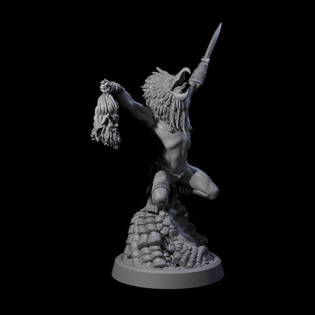 Blasphemous Human Cultist C Miniature for Dungeons and Dragons, Pathfinder or other TTRPGs