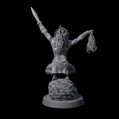 Blasphemous Human Cultist C Miniature for Dungeons and Dragons, Pathfinder or other TTRPGs
