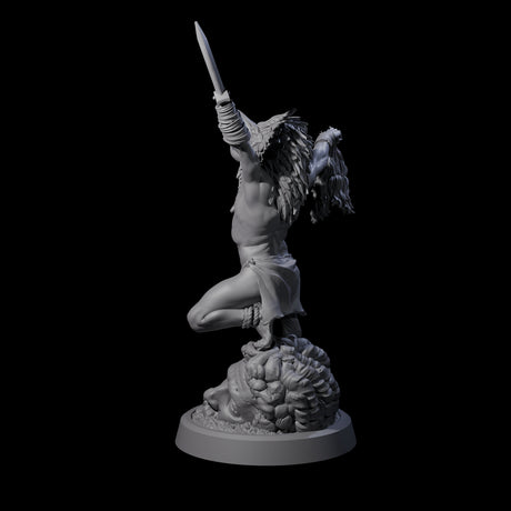 Blasphemous Human Cultist C Miniature for Dungeons and Dragons, Pathfinder or other TTRPGs