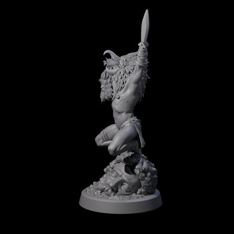 Blasphemous Human Cultist C Miniature for Dungeons and Dragons, Pathfinder or other TTRPGs