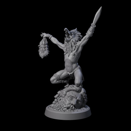 Blasphemous Human Cultist C Miniature for Dungeons and Dragons, Pathfinder or other TTRPGs