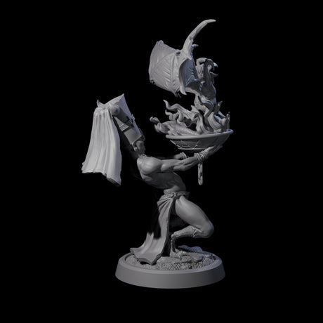 Blasphemous Human Cultist D Miniature for Dungeons and Dragons, Pathfinder or other TTRPGs