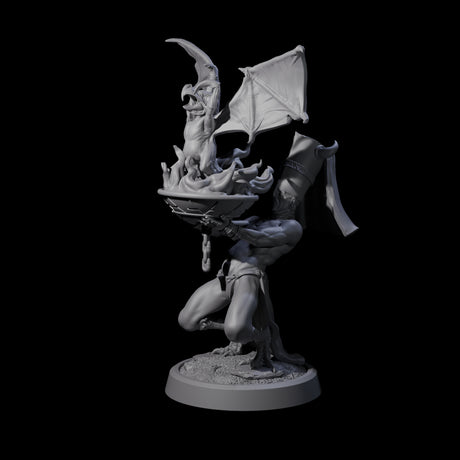 Blasphemous Human Cultist D Miniature for Dungeons and Dragons, Pathfinder or other TTRPGs