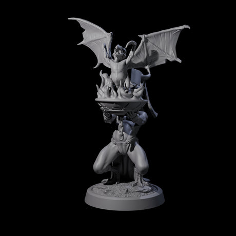 Blasphemous Human Cultist D Miniature for Dungeons and Dragons, Pathfinder or other TTRPGs