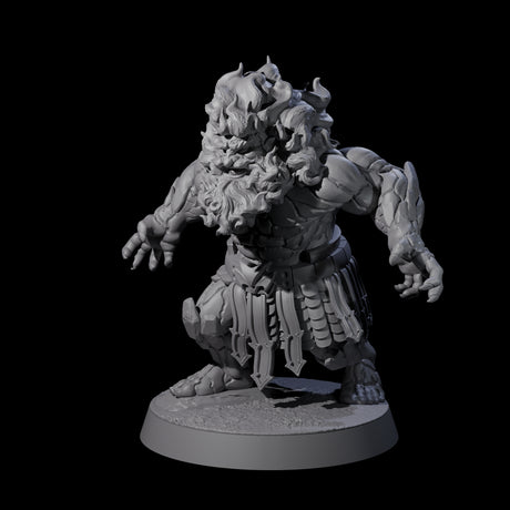 Blazing Dwarf Elder A Miniature for Dungeons and Dragons, Pathfinder or other TTRPGs