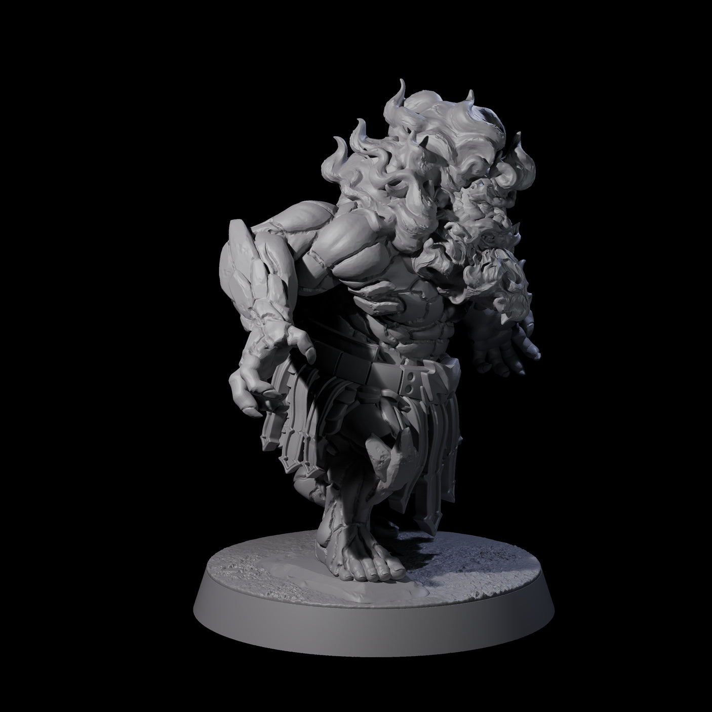 Blazing Dwarf Elder A Miniature for Dungeons and Dragons, Pathfinder or other TTRPGs