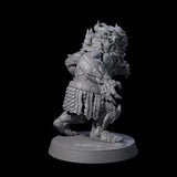 Blazing Dwarf Elder A Miniature for Dungeons and Dragons, Pathfinder or other TTRPGs