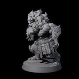 Blazing Dwarf Elder A Miniature for Dungeons and Dragons, Pathfinder or other TTRPGs