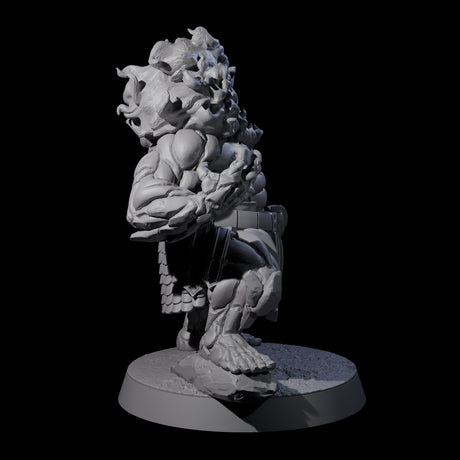 Blazing Dwarf Elder C Miniature for Dungeons and Dragons, Pathfinder or other TTRPGs