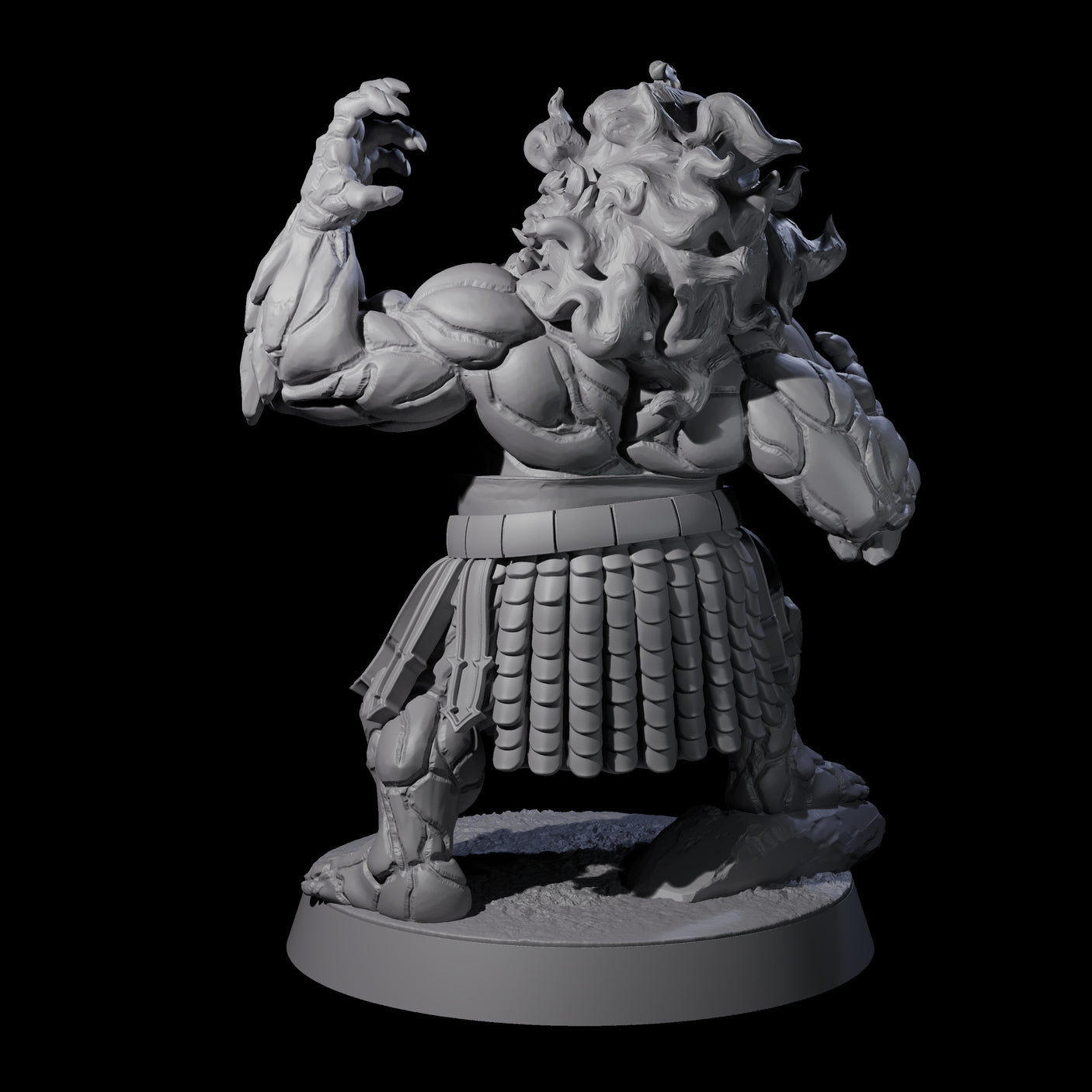 Blazing Dwarf Elder C Miniature for Dungeons and Dragons, Pathfinder or other TTRPGs