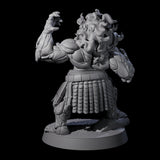 Blazing Dwarf Elder C Miniature for Dungeons and Dragons, Pathfinder or other TTRPGs