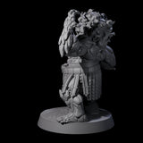Blazing Dwarf Elder C Miniature for Dungeons and Dragons, Pathfinder or other TTRPGs