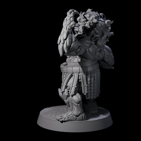 Blazing Dwarf Elder C Miniature for Dungeons and Dragons, Pathfinder or other TTRPGs