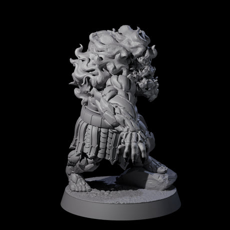 Blazing Dwarf Elder D Miniature for Dungeons and Dragons, Pathfinder or other TTRPGs