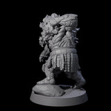 Blazing Dwarf Elder D Miniature for Dungeons and Dragons, Pathfinder or other TTRPGs