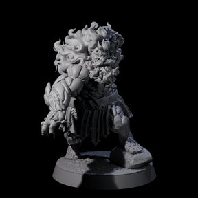Blazing Dwarf Elder D Miniature for Dungeons and Dragons, Pathfinder or other TTRPGs