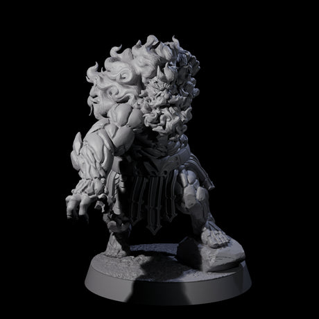 Blazing Dwarf Elders Miniature for Dungeons and Dragons, Pathfinder or other TTRPGs