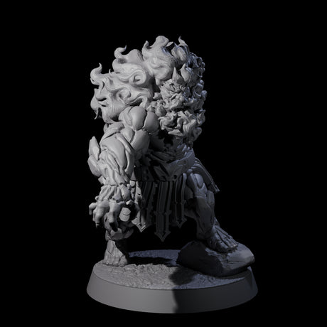 Blazing Dwarf Elders Miniature for Dungeons and Dragons, Pathfinder or other TTRPGs