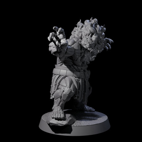 Blazing Dwarf Elders Miniature for Dungeons and Dragons, Pathfinder or other TTRPGs
