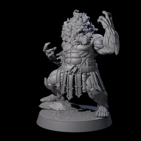 Blazing Dwarf Elders Miniature for Dungeons and Dragons, Pathfinder or other TTRPGs