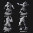 Blazing Dwarf Elders Miniature for Dungeons and Dragons, Pathfinder or other TTRPGs