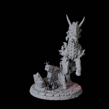 Blazing Nightmare Miniature for Dungeons and Dragons, Pathfinder or other TTRPGs