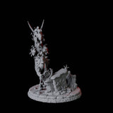 Blazing Nightmare Miniature for Dungeons and Dragons, Pathfinder or other TTRPGs