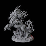 Blazing Nightmare Miniature for Dungeons and Dragons, Pathfinder or other TTRPGs