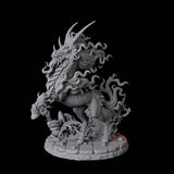 Blazing Nightmare Miniature for Dungeons and Dragons, Pathfinder or other TTRPGs