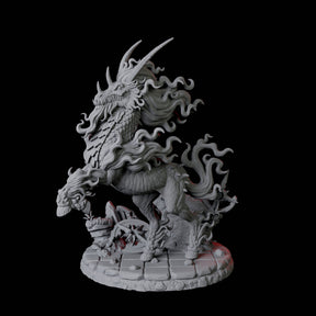 Blazing Nightmare Miniature for Dungeons and Dragons, Pathfinder or other TTRPGs