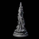 Blessed Tiefling Wizard Miniature for Dungeons and Dragons, Pathfinder or other TTRPGs