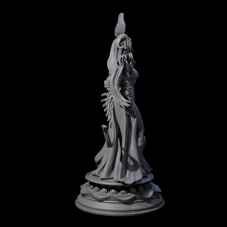 Blessed Tiefling Wizard Miniature for Dungeons and Dragons, Pathfinder or other TTRPGs