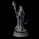 Blessed Tiefling Wizard Miniature for Dungeons and Dragons, Pathfinder or other TTRPGs