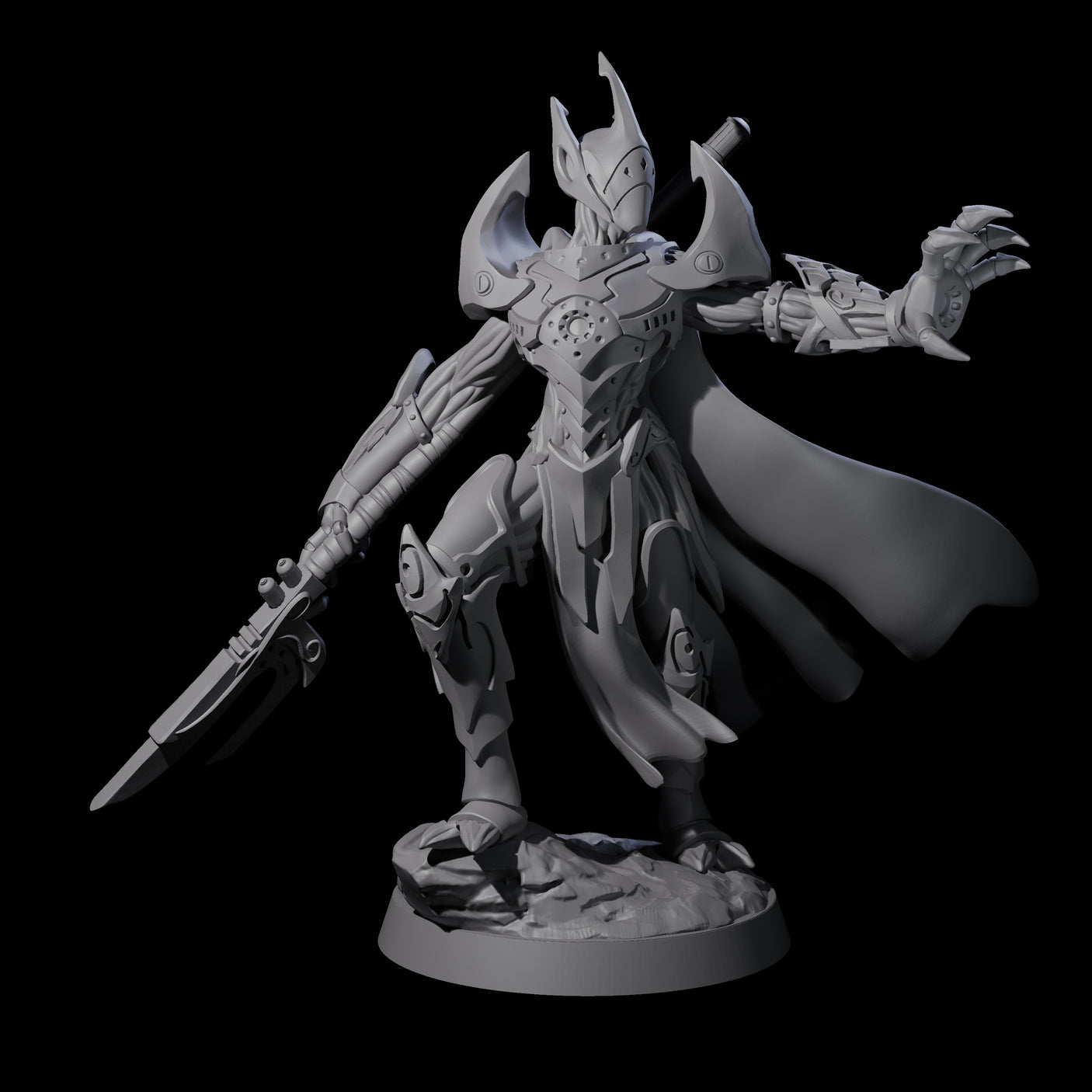 Blessing Warforged Cleric Miniature for Dungeons and Dragons, Pathfinder or other TTRPGs