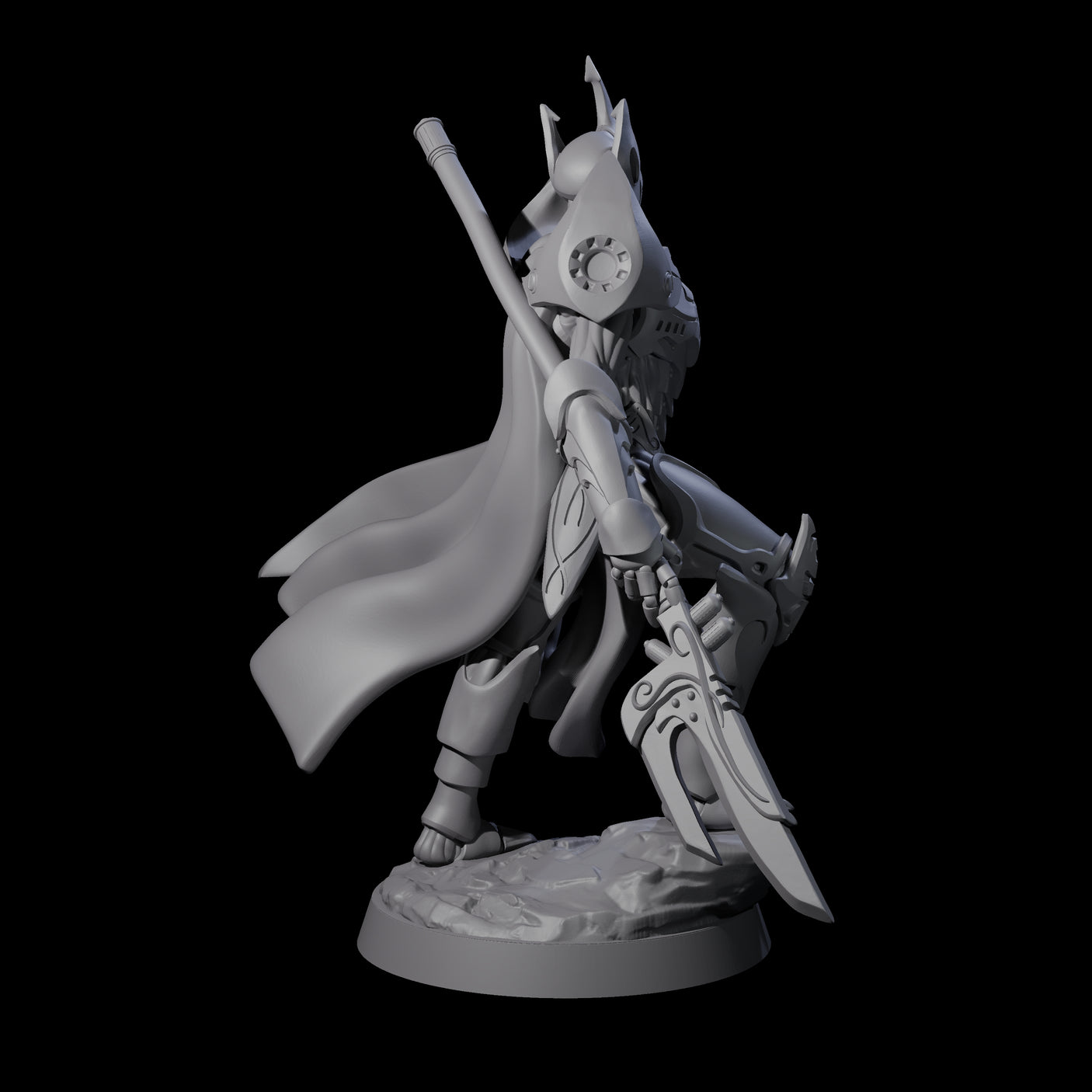 Blessing Warforged Cleric Miniature for Dungeons and Dragons, Pathfinder or other TTRPGs