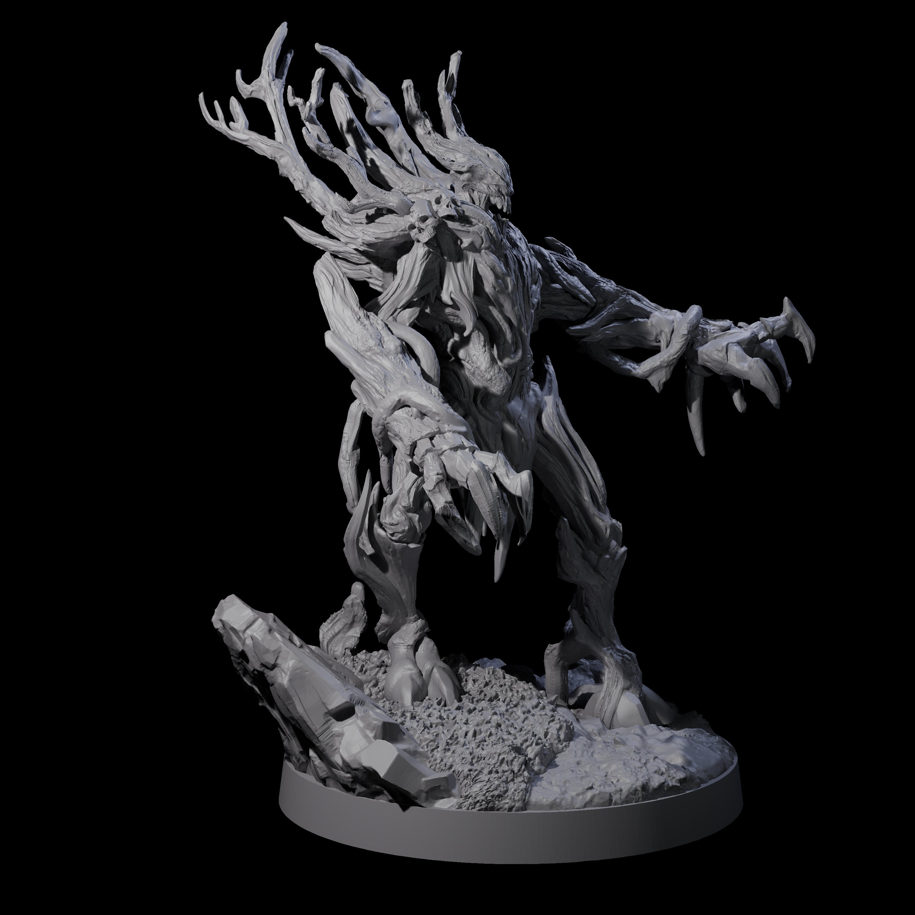 Blighted Treant Stalker A Miniature for Dungeons and Dragons, Pathfinder or other TTRPGs
