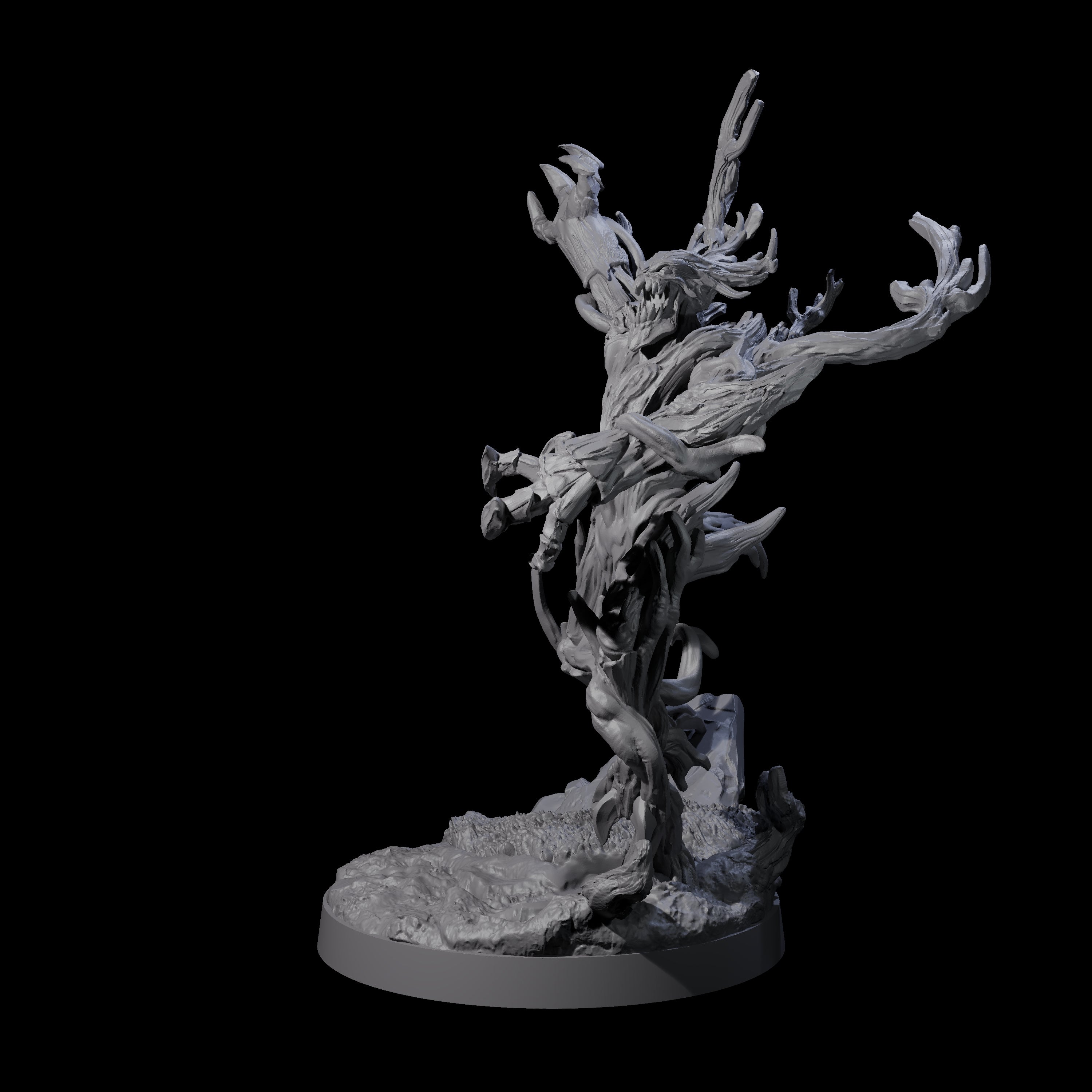 Blighted Treant Stalker B Miniature for Dungeons and Dragons, Pathfinder or other TTRPGs