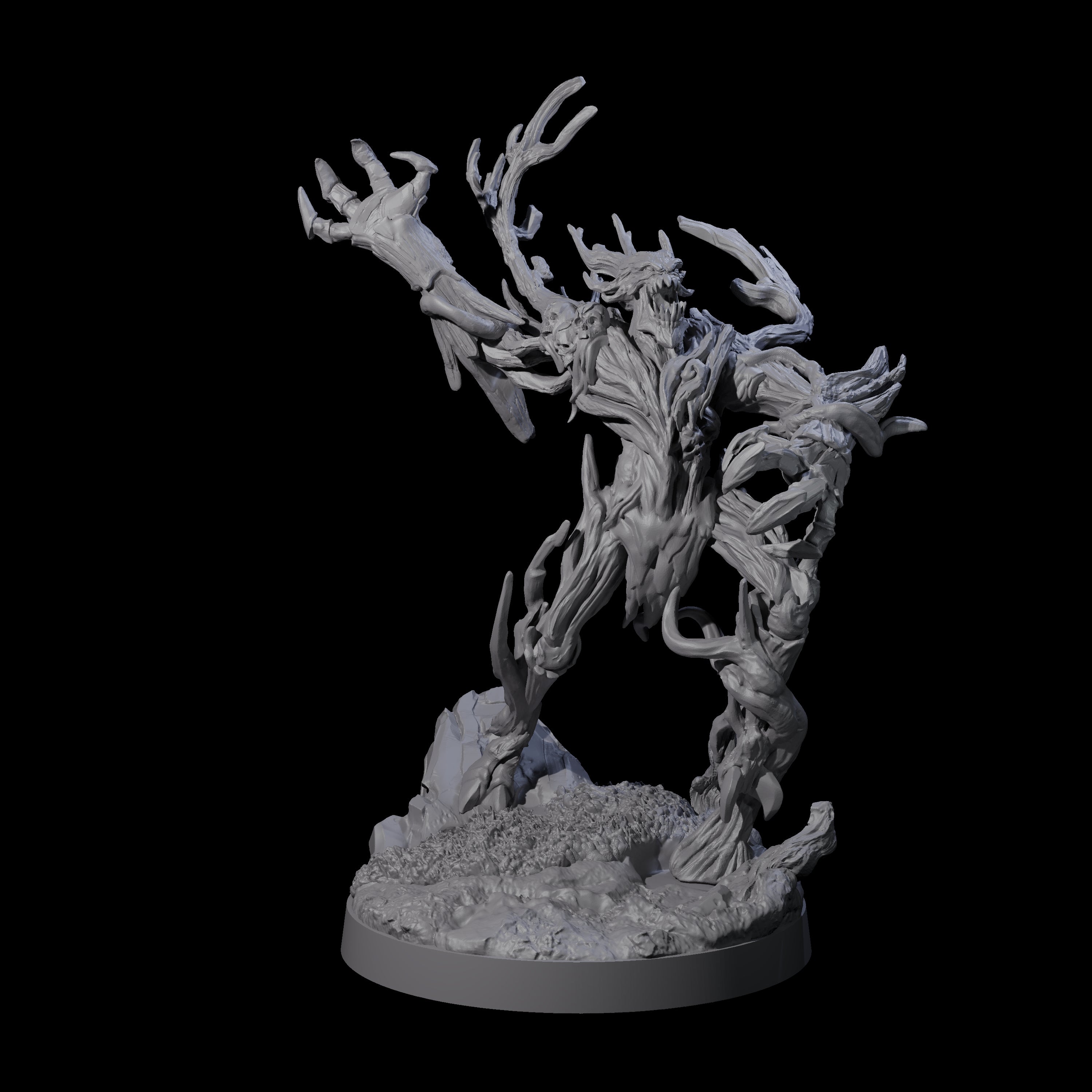 Blighted Treant Stalker B Miniature for Dungeons and Dragons, Pathfinder or other TTRPGs