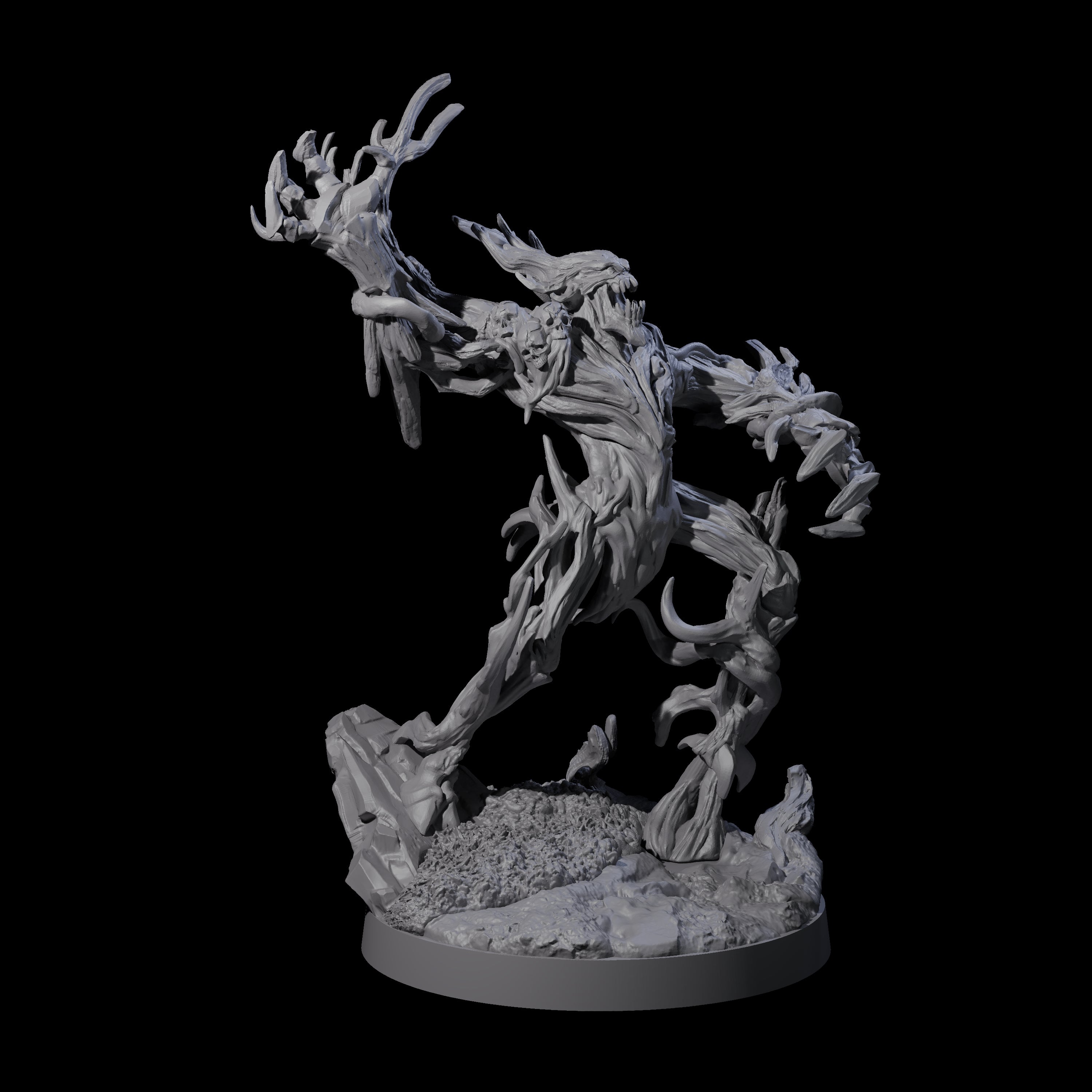 Blighted Treant Stalker B Miniature for Dungeons and Dragons, Pathfinder or other TTRPGs