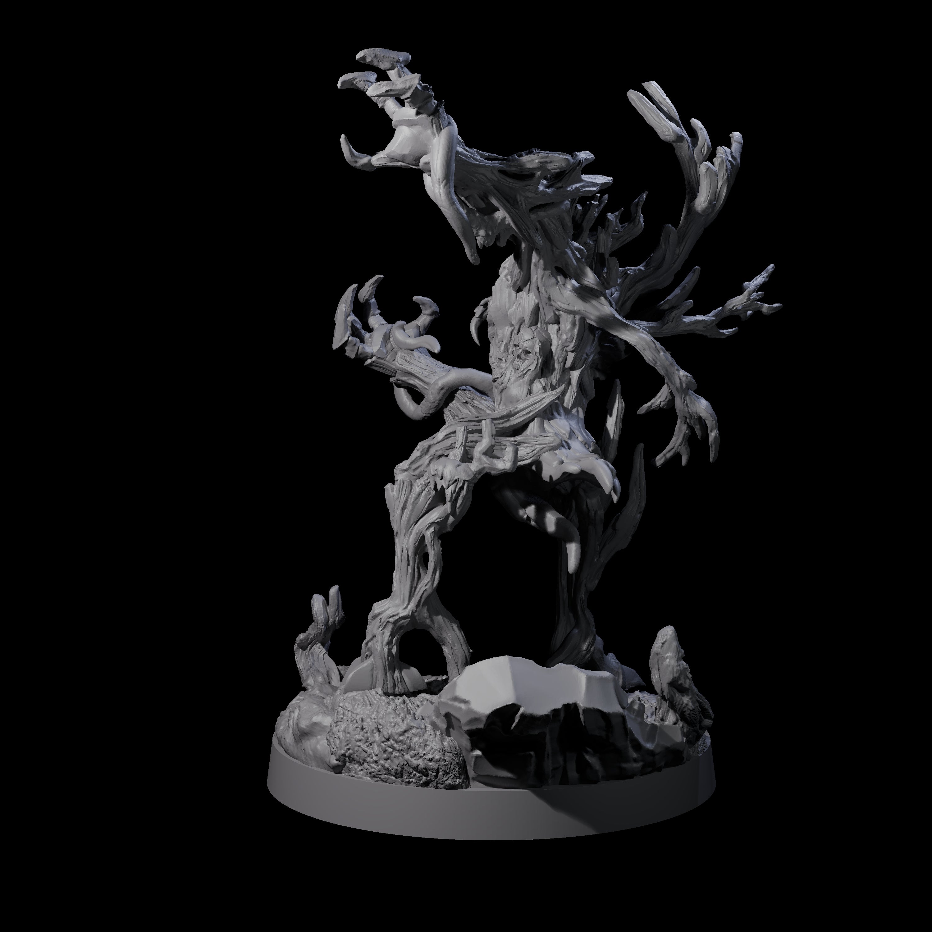 Blighted Treant Stalker C Miniature for Dungeons and Dragons, Pathfinder or other TTRPGs