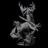 Blighted Wild Hunt Fey Master Miniature for Dungeons and Dragons, Pathfinder or other TTRPGs