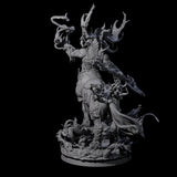 Blighted Wild Hunt Fey Master Miniature for Dungeons and Dragons, Pathfinder or other TTRPGs