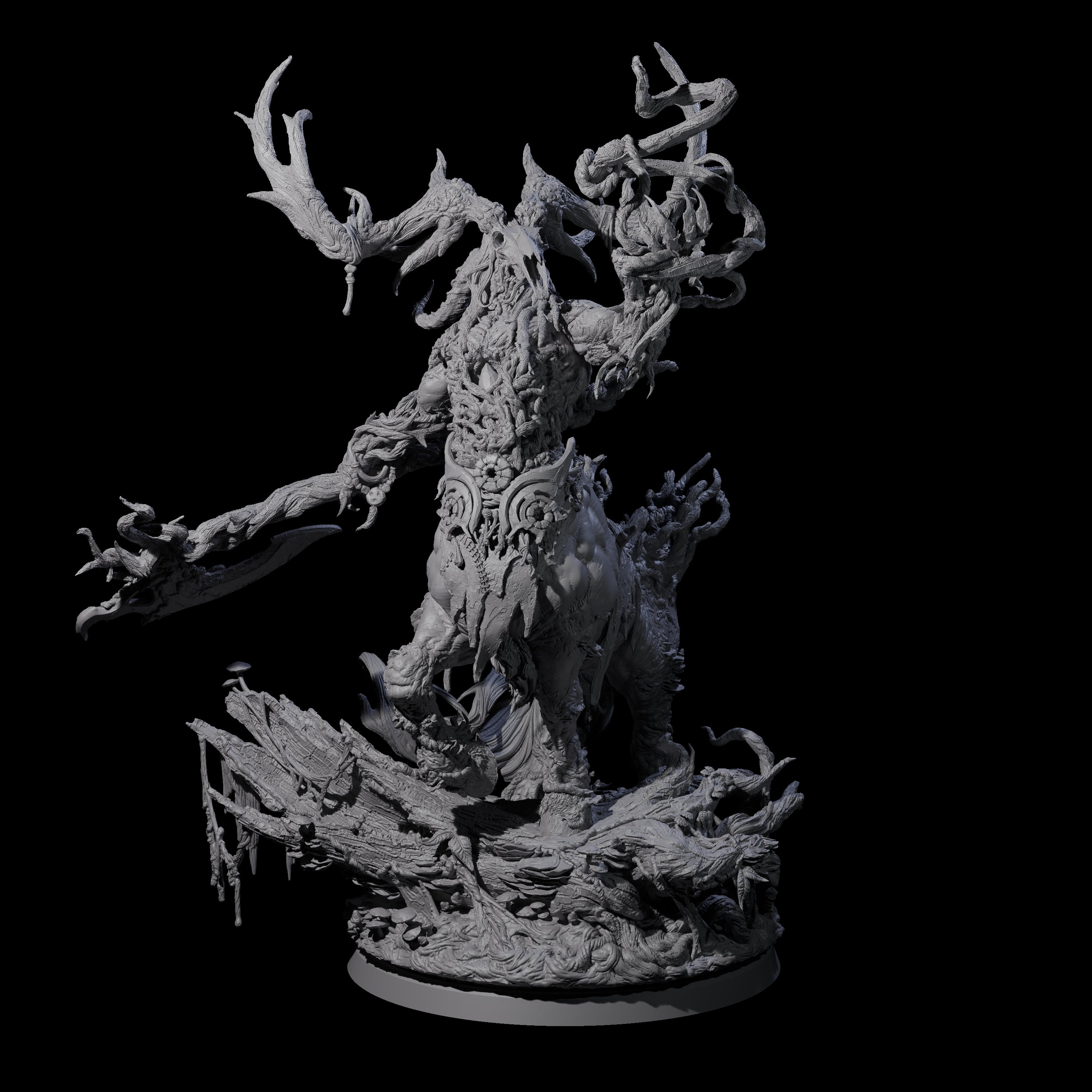 Blighted Wild Hunt Fey Master Miniature for Dungeons and Dragons, Pathfinder or other TTRPGs
