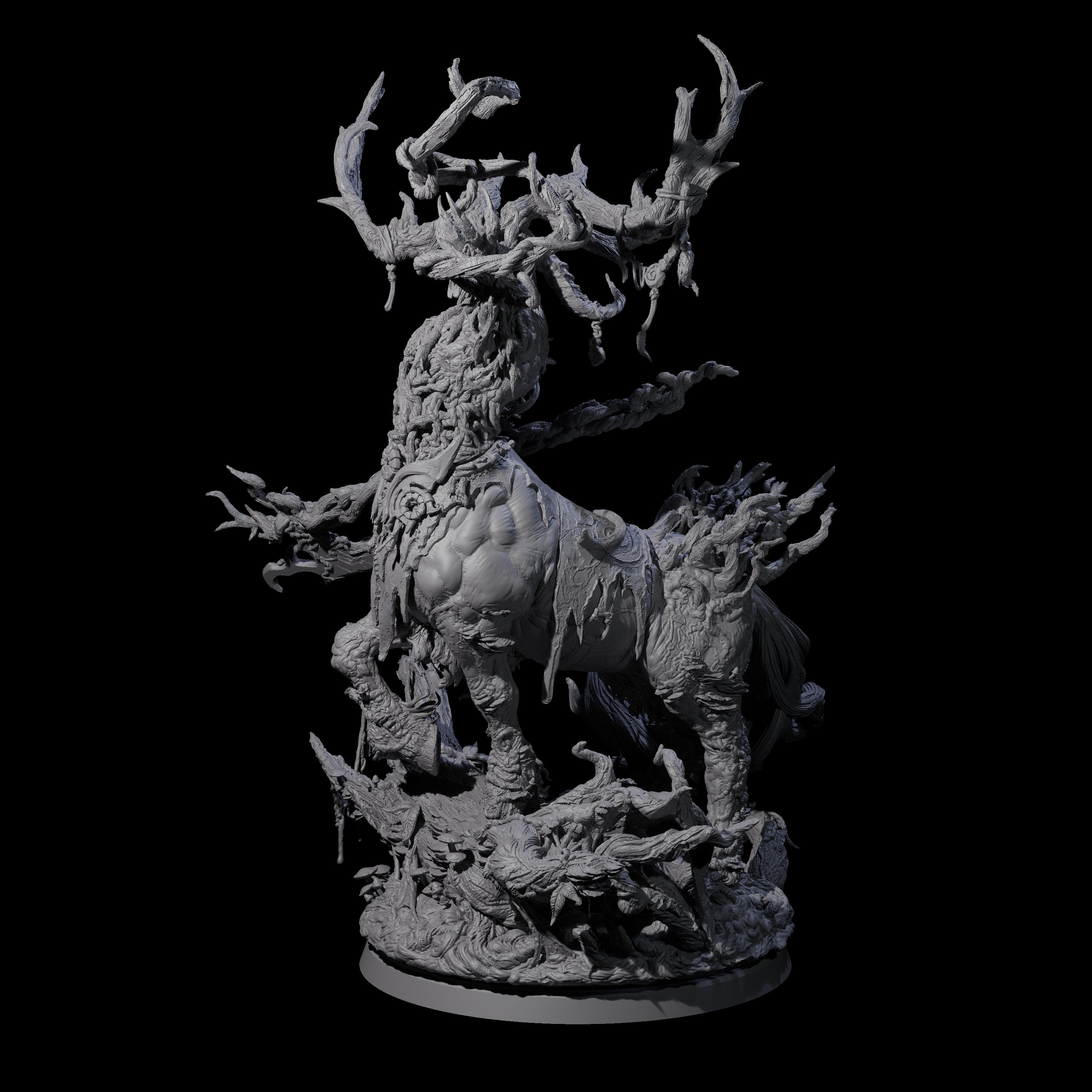 Blighted Wild Hunt Fey Master Miniature for Dungeons and Dragons, Pathfinder or other TTRPGs