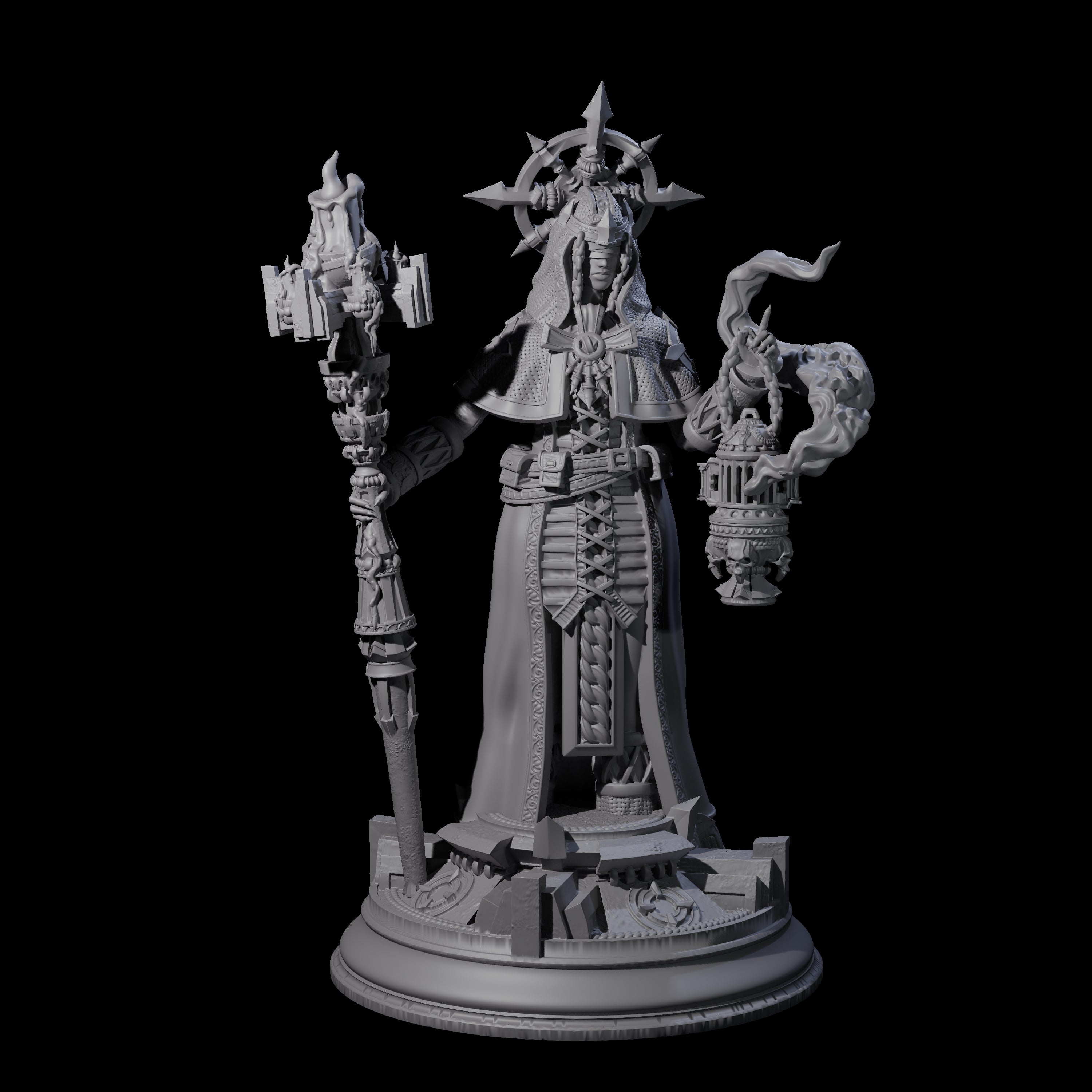 Blind Zealot Miniature for Dungeons and Dragons, Pathfinder or other TTRPGs