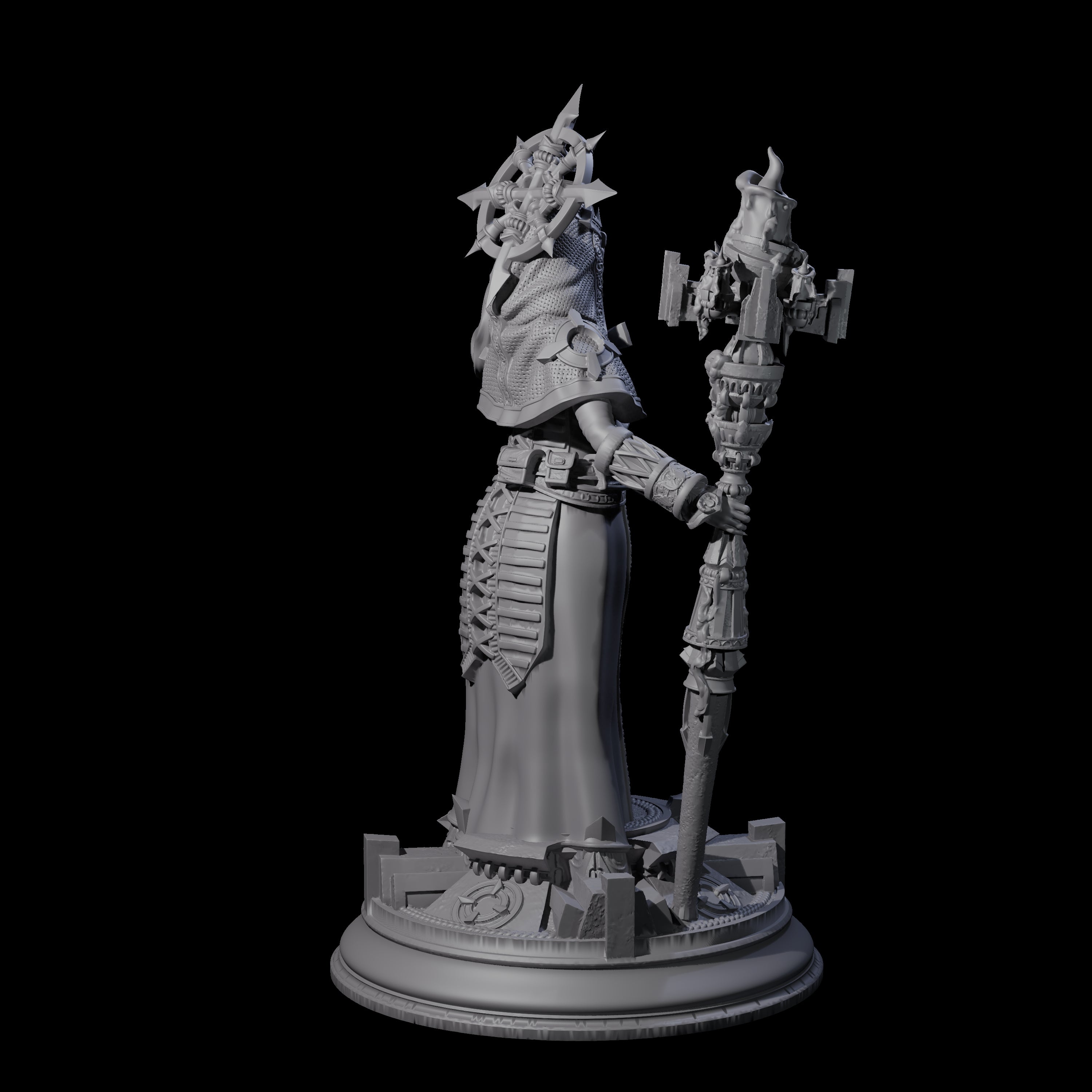 Blind Zealot Miniature for Dungeons and Dragons, Pathfinder or other TTRPGs